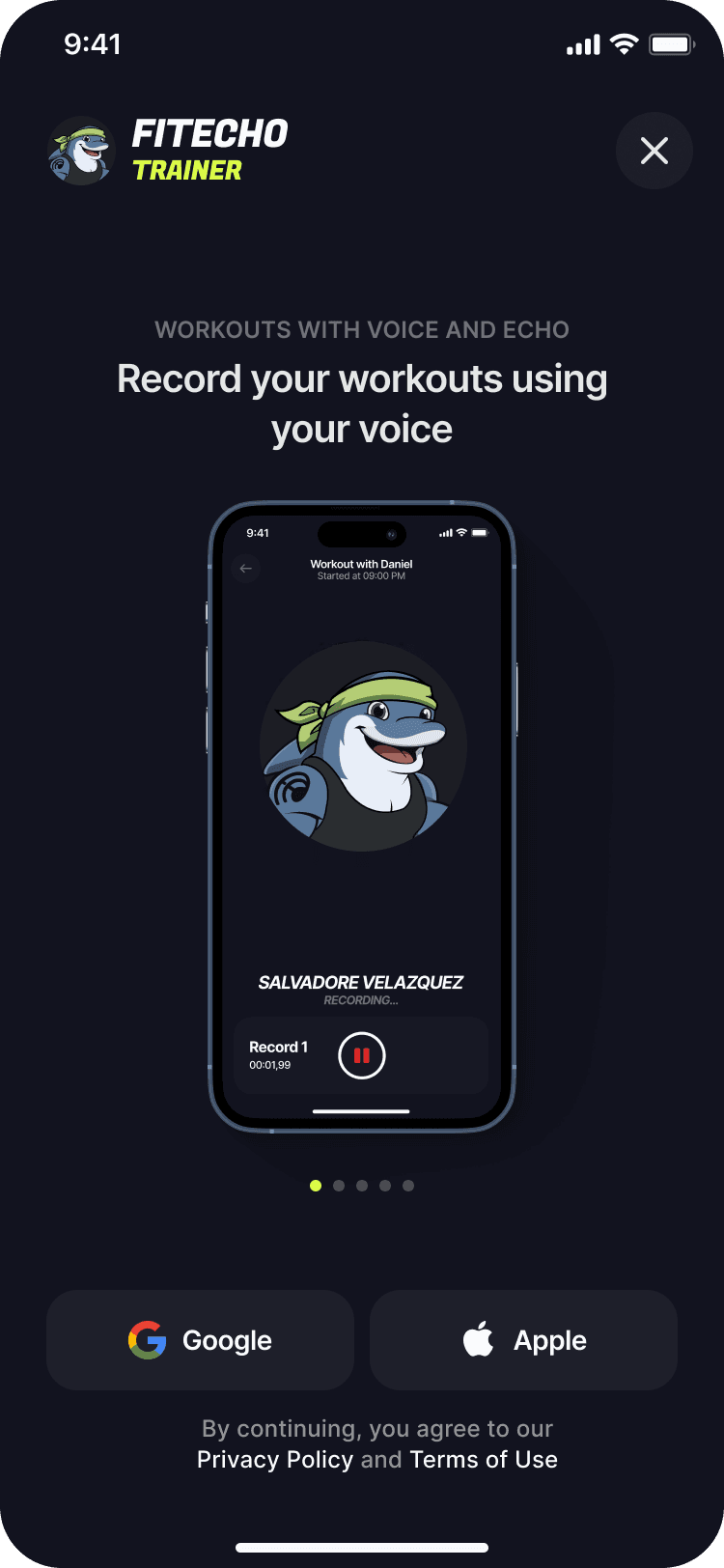 FitEcho AI workout builder